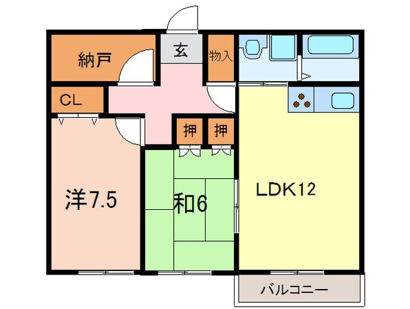 サンハイツ高蔵の物件間取画像